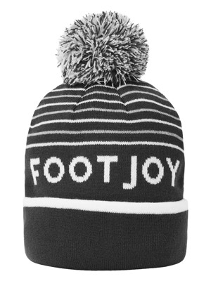 FootJoy Mens Striped Bobble Hat