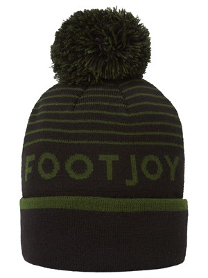 FootJoy Mens Striped Bobble Hat