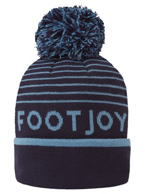 FootJoy Mens Striped Bobble Hat