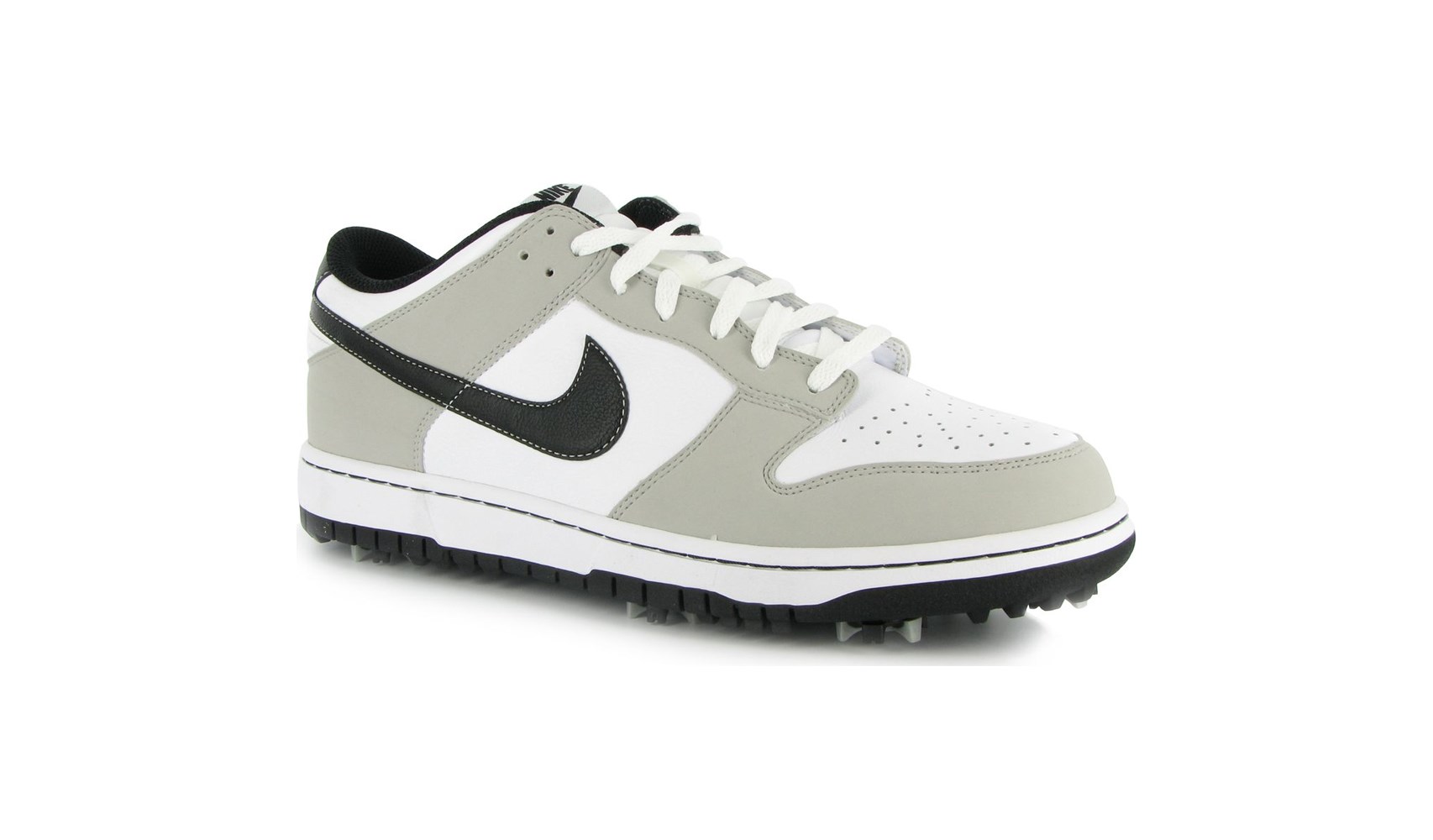 Destino Rectángulo Tienda Nike Mens Dunk NG Golf Shoes (White/Black/Granite) 2012 - Golfonline