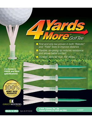 4 Yards More Golf Tees