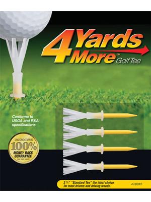 4 Yards More Golf Tees