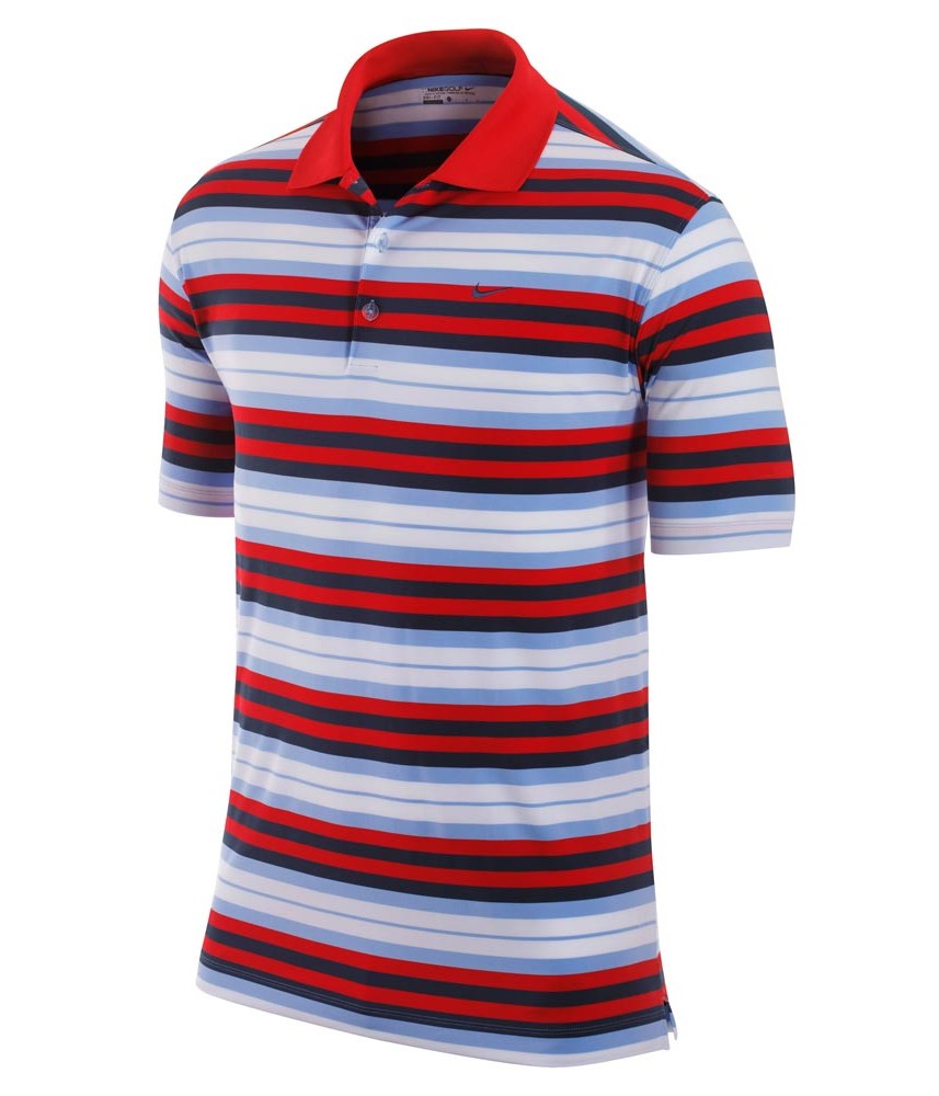 Nike Mens Dri-Fit Stretch UV Stripe Polo Shirt - Golfonline