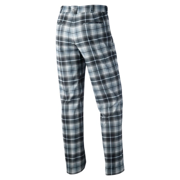 nike golf tartan trousers