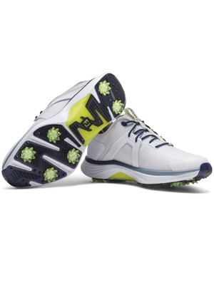 Limited Edition - FootJoy Mens HyperFlex Golf Shoes - White/Citron/Skyway