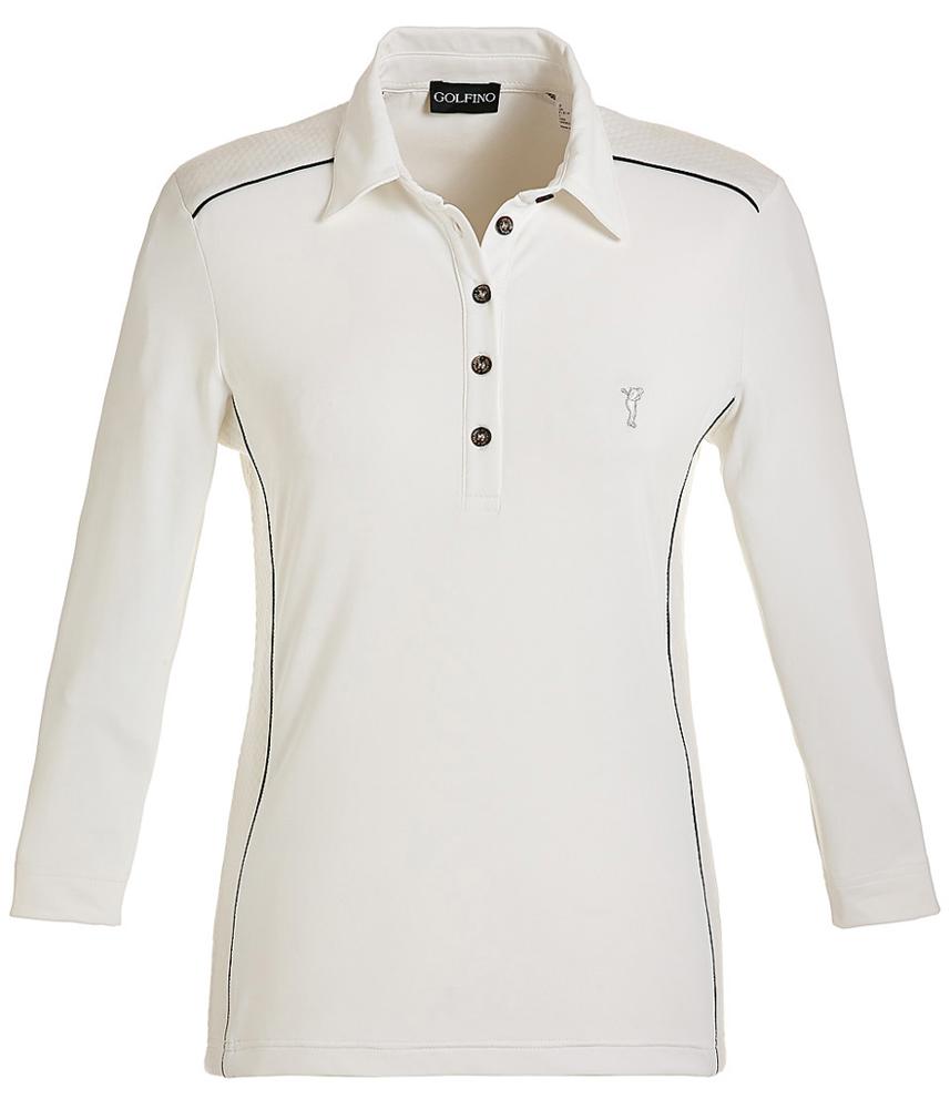 Golfino Ladies Dry Comfort 3/4 Sleeve Polo Shirt