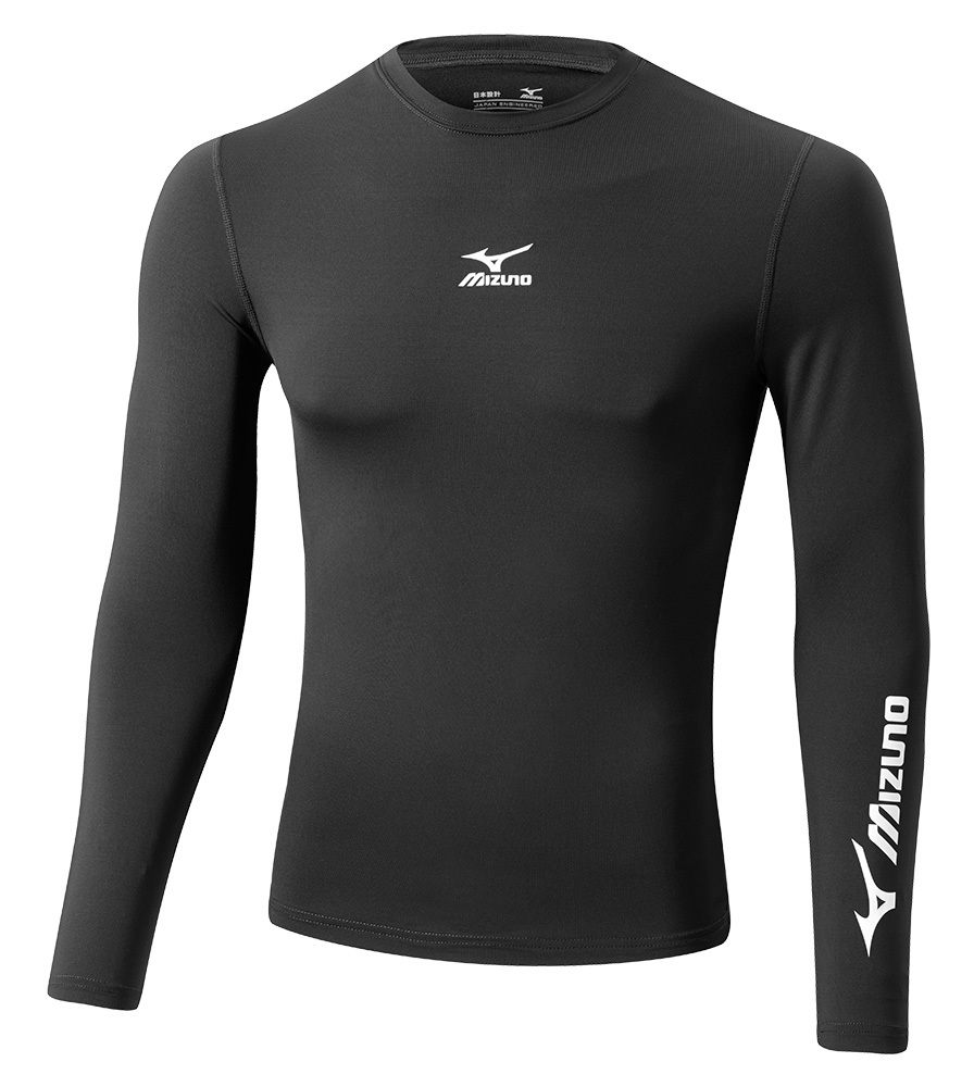 Mizuno Mens Long Sleeve Base Layer Top