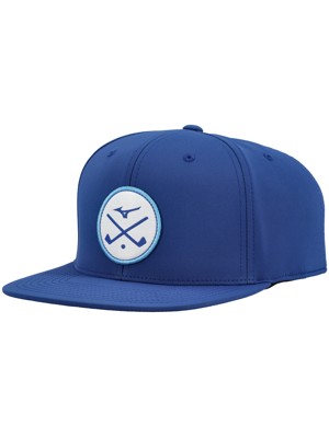 Mizuno Mens Crossed Clubs Snapback Cap