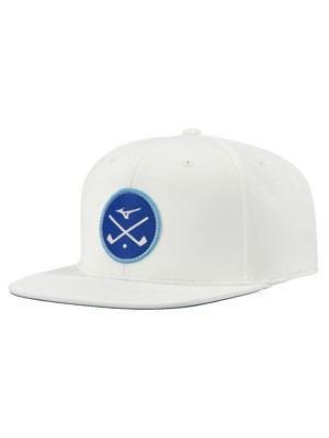 Mizuno Mens Crossed Clubs Snapback Cap