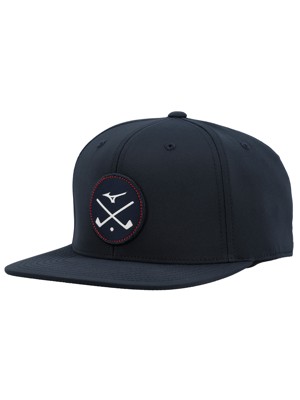 Mizuno Mens Crossed Clubs Snapback Cap