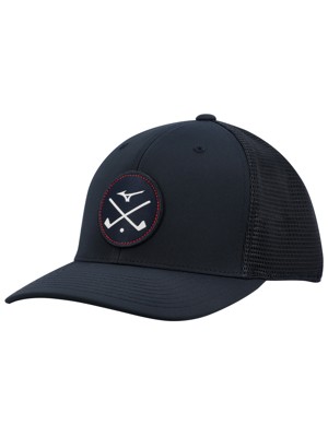 Mizuno Mens Crossed Clubs Meshback Cap