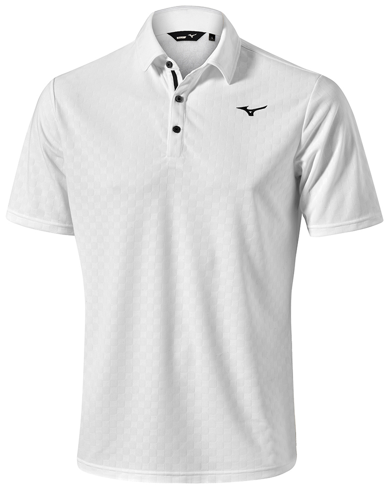 Mizuno Mens Quick Dry Jacquard Polo Shirt - Golfonline