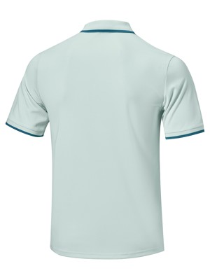 Mizuno Mens Rib Knitted Short Sleeve Polo Shirt