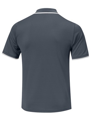 Mizuno Mens Rib Knitted Short Sleeve Polo Shirt