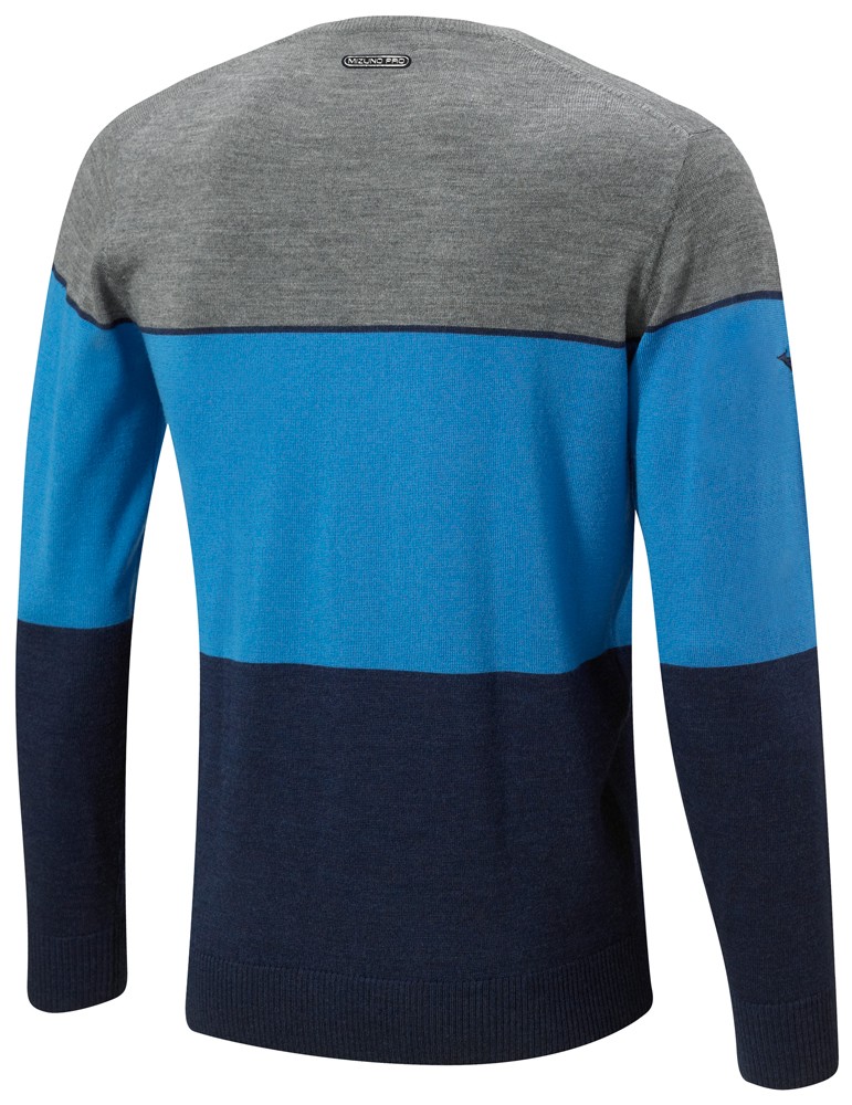 Mizuno Mens Lightweight Stripe Sweater | GolfOnline