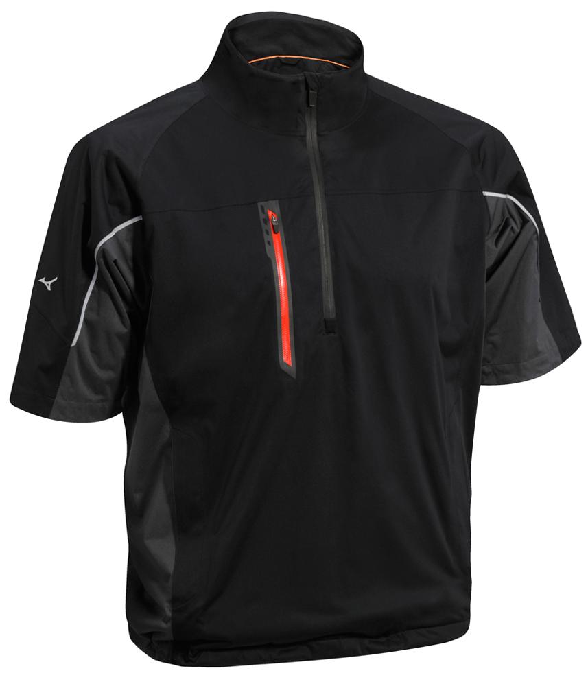 Mizuno Mens Impermalite F10 Short Sleeve Rain Jacket