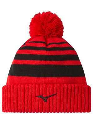 Mizuno Mens Breath Thermo Pom Pom  Beanie