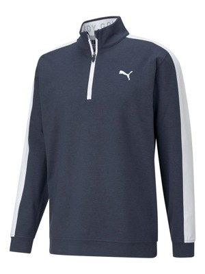 Puma Mens Cloudspun T7 Quarter Zip Pullover Top