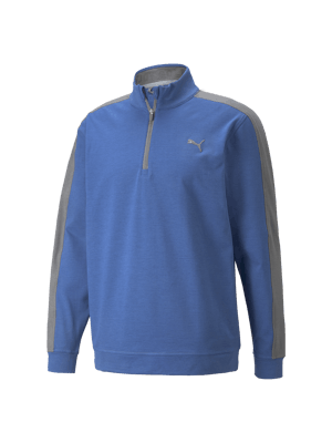 Puma Mens Cloudspun T7 Quarter Zip Pullover Top