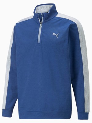 Puma Mens Cloudspun T7 Quarter Zip Pullover Top
