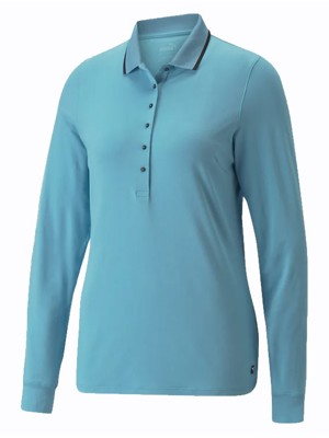 Puma Ladies Cloudspun Long Sleeve Polo Shirt