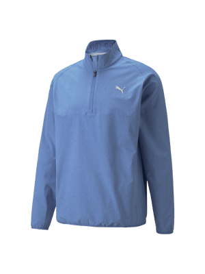 Puma Mens Marin Woven 1/4 Zip Top