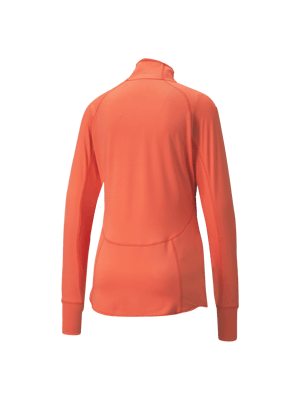 Puma Ladies Gamer 1/4 Zip Long Sleeve Top