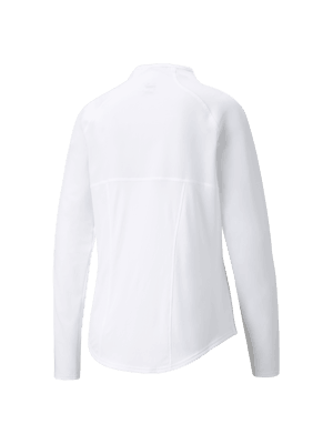 Puma Ladies Shine 1/4 Zip Long Sleeve Pullover