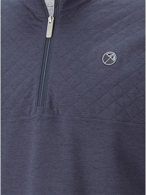 Puma Mens Cloudspun Castle 1/4 Zip Pullover - Arnold Palmer Collection