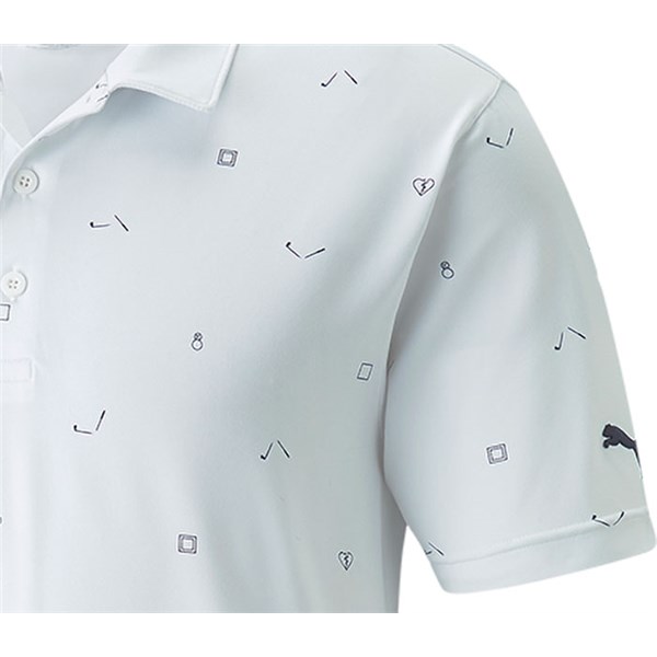 Puma Mens Cloudspun Love H8 Golf Polo Shirt - Limited Edition