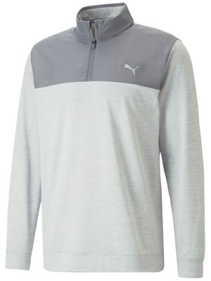 Puma Mens Cloudspun Colourblock 1/4 Zip Pullover