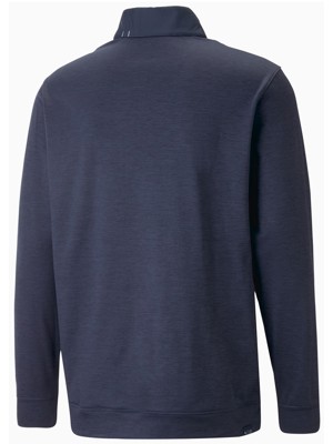 Puma Mens Cloudspun Colourblock 1/4 Zip Pullover