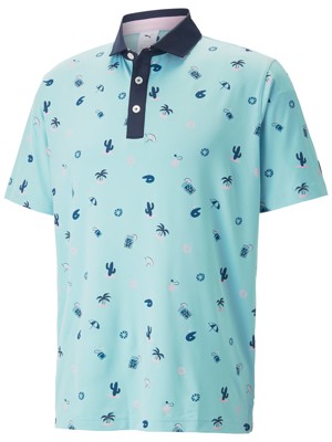 Puma Mens MATTR Dunes Polo Shirt - Arnold Palmer Collection