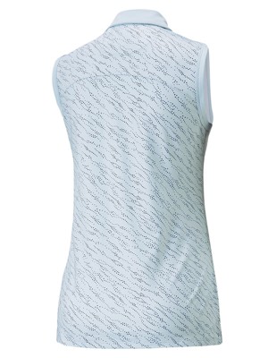 Puma Ladies Cloudspun Whitewater Sleeveless Polo Shirt