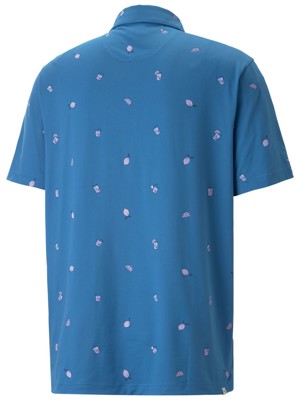 Puma Mens Cloudspun Citrus Polo Shirt - Arnold Palmer Collection