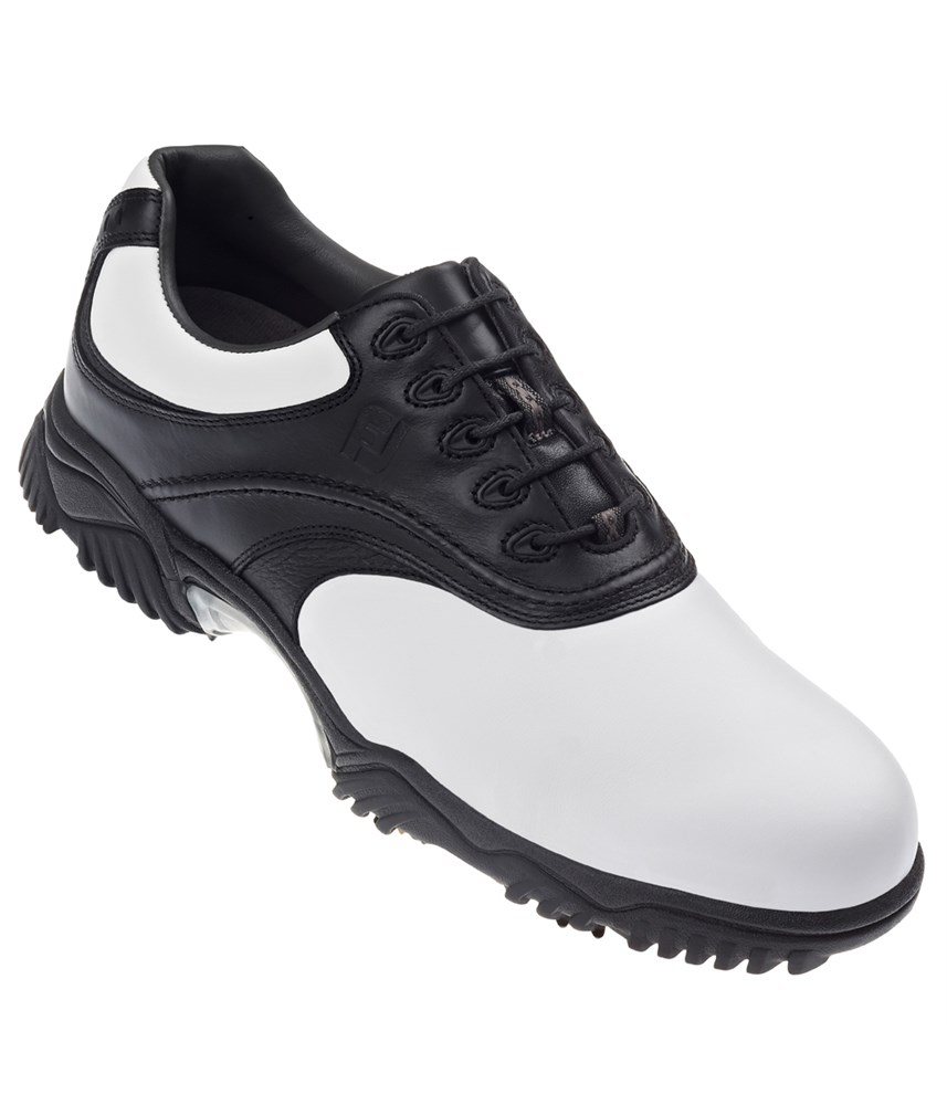 FootJoy Mens Contour Series Golf Shoes (White/Black) 2014 - Golfonline