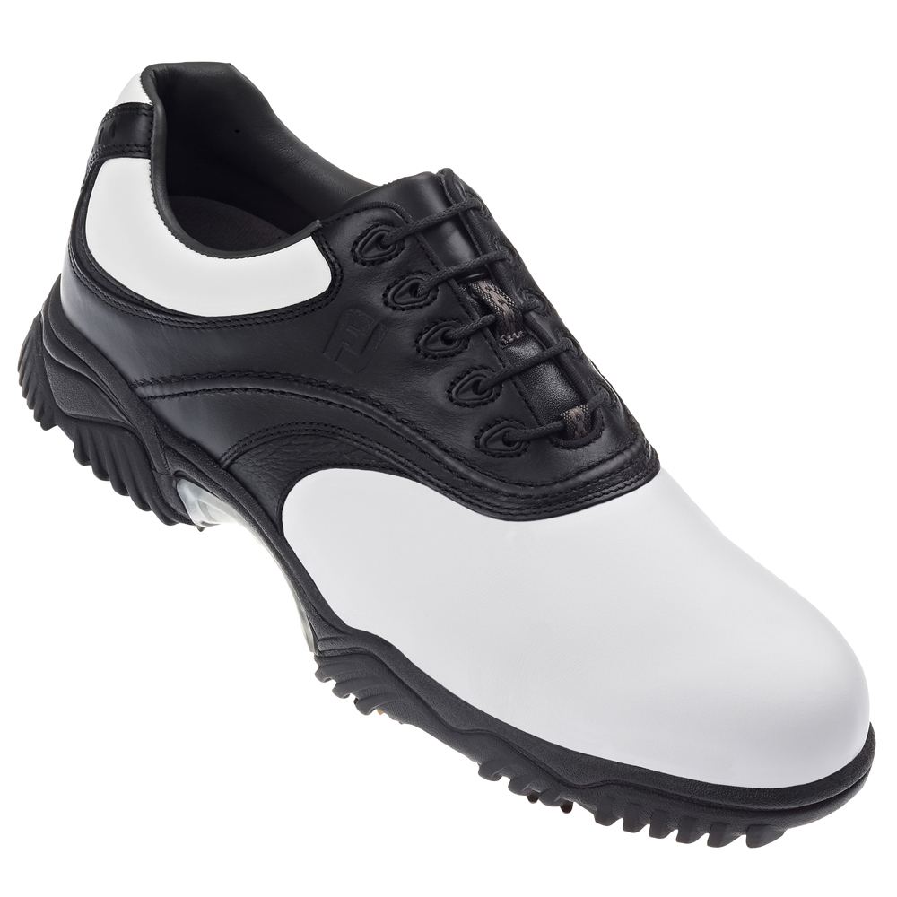 FootJoy Mens Contour Series Golf Shoes (White/Black) 2014 - Golfonline
