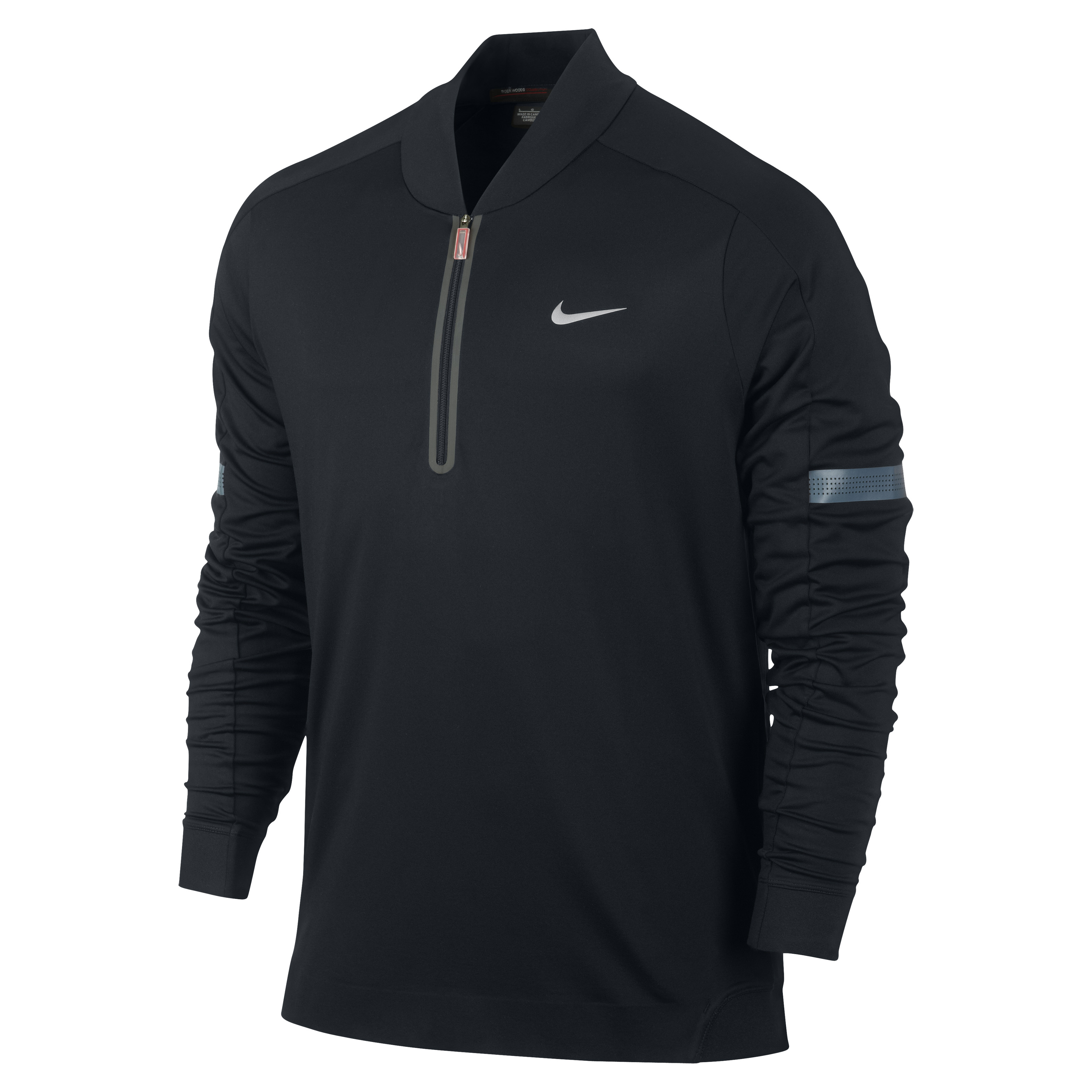 Nike Tiger Woods 1/2 Zip Tech Cover Up Polo