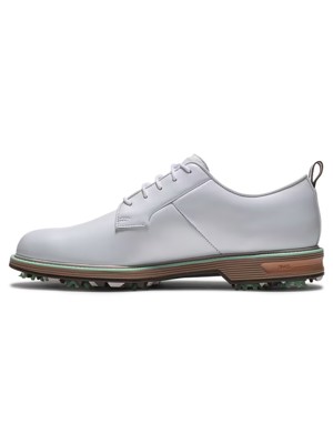 Limited Edition - FootJoy Mens Premiere Series Field Golf Shoes - White/Chestnut/Aqua Marine