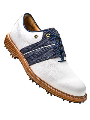 Limited Edition - FootJoy Mens Premiere Series Packard Herringbone Golf Shoes - Legends Series III Harris Tweed Collection