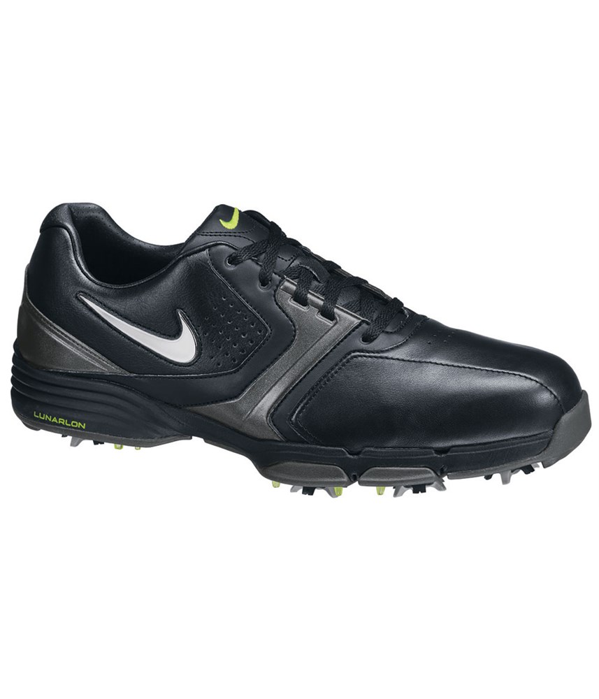 Nike Mens Lunar Saddle Golf Shoes (Black/Silver) 2013 - Golfonline