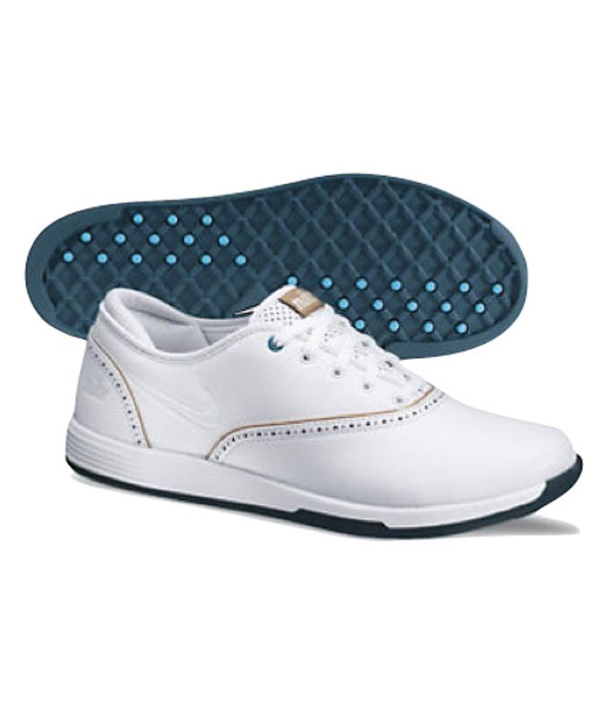 white nike womens golf shoes