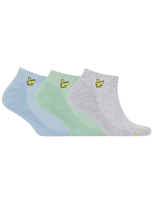 Lyle and Scott Mens Ross Ankle Socks (3 Pairs)