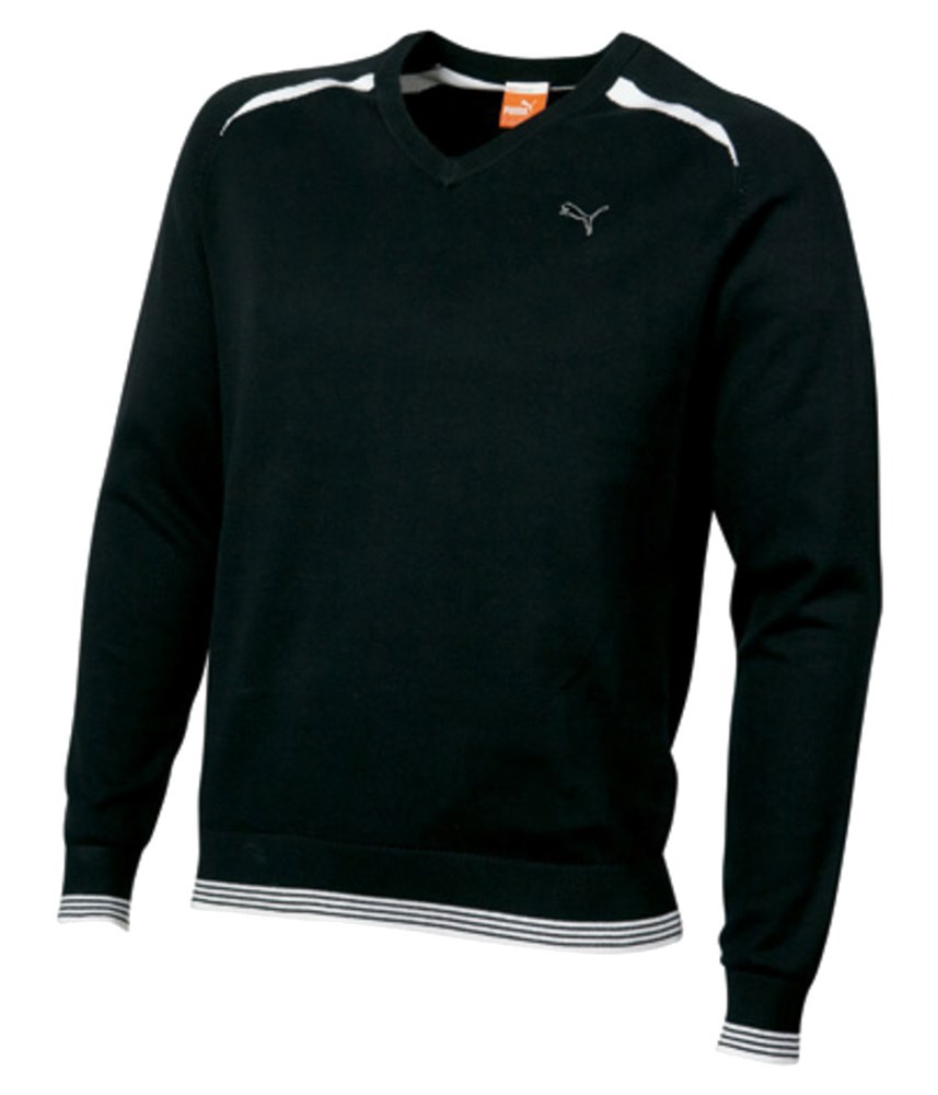 Puma Golf Mens Cotton V-Neck Sweater | GolfOnline