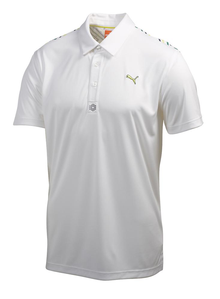 Puma Golf Tech Yoke Graphic Polo Shirt