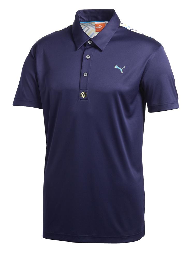 Puma Golf Tech Yoke Graphic Polo Shirt
