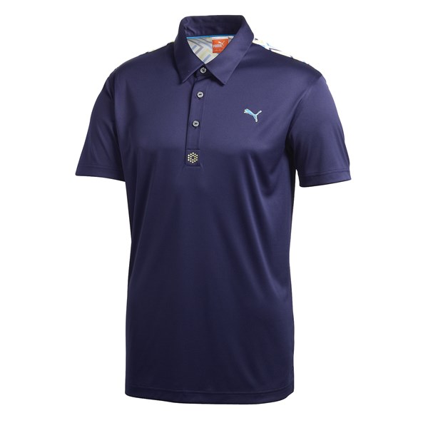 Puma Golf Tech Yoke Graphic Polo Shirt