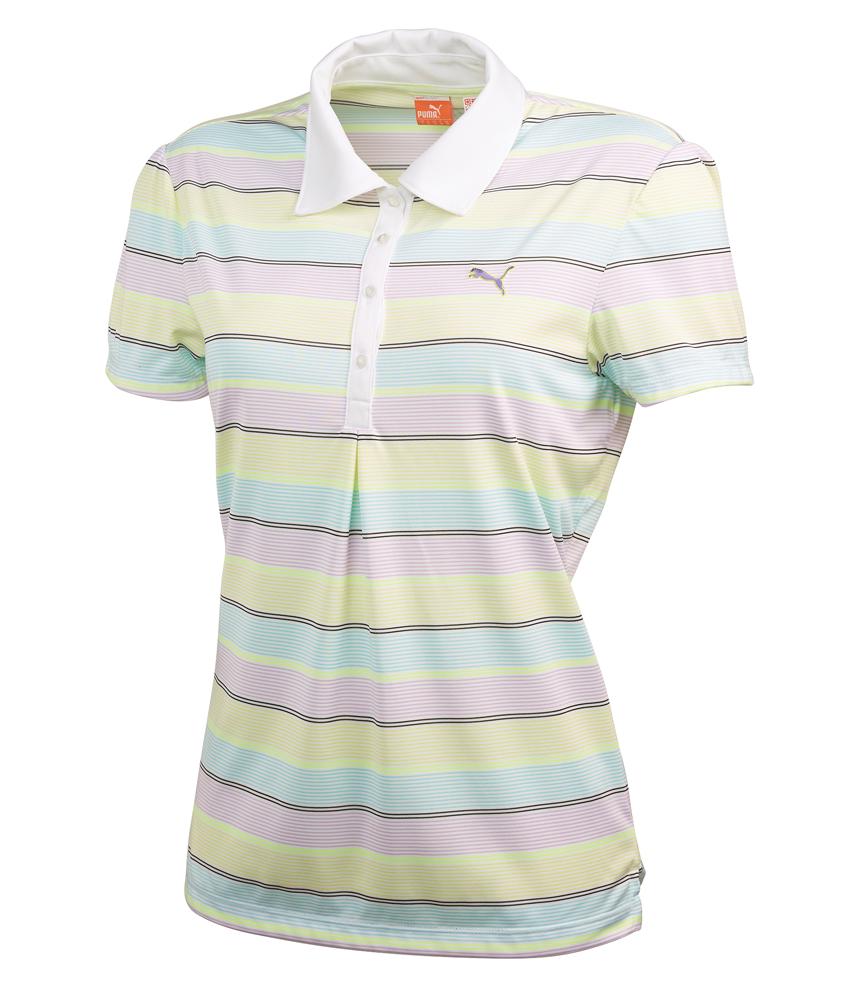 Puma Golf Ladies Roadmap Stripe Polo Shirt