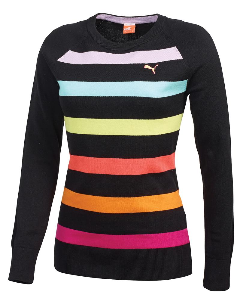 puma tape tie waist crew sweatshirt
