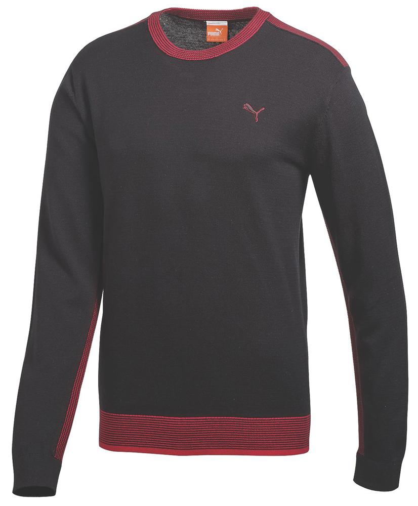 puma tape tie waist crew sweatshirt